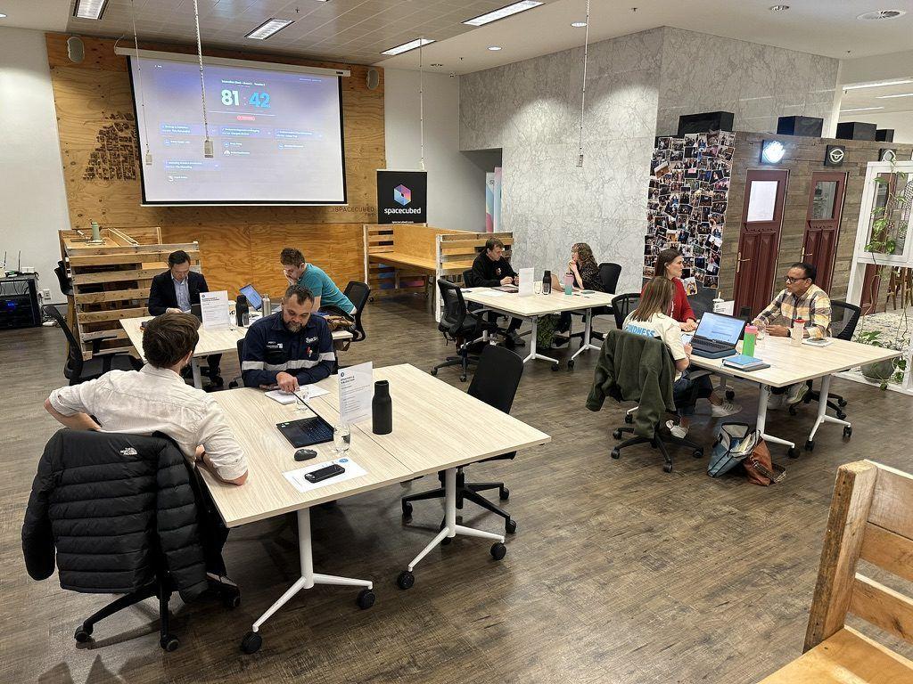 An Innovation Shed session in progress at Spacecubed, Perth
